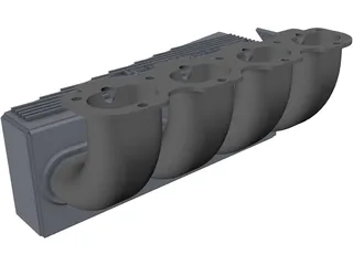 Honda CBR600CC Intake Manifold 3D Model