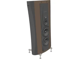 Speaker High End 3D Model