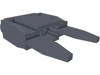 Micro Blade Fuse 3D Model