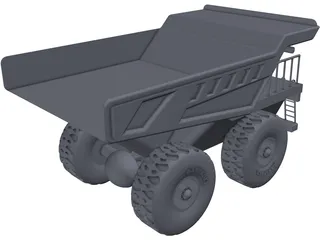 Caterpillar Mine Truck 3D Model