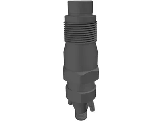 Bosch Basic Diesel Fuel Injector 3D Model