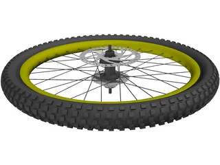 MTB Wheel 3D Model