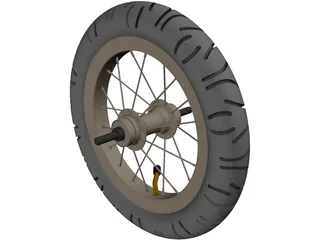 Wheel 12 inch 3D Model