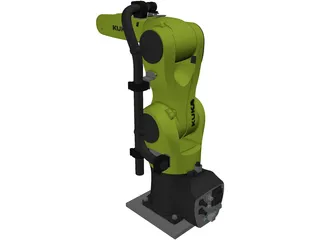 Kuka KR 6 R700 Sixx Agilus 3D Model