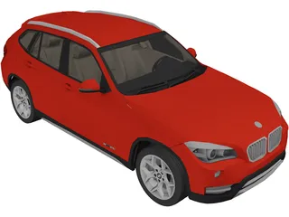 BMW X1 (2013) 3D Model