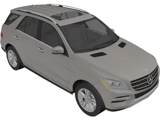 Mercedes-Benz M-Class (2012) 3D Model