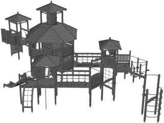 Children Playground 3D Model