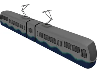 Sound Transit Light Rail 3D Model