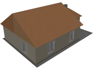 Little House 3D Model