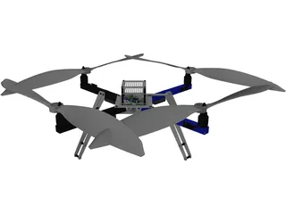 Arducopter Quadcopter 3D Model