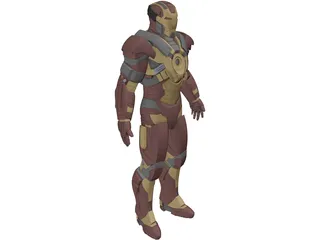 Iron Man Heartbreaker 3D Model