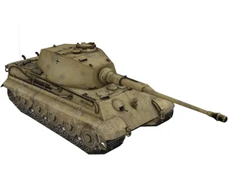 Tiger Tank 3D Model