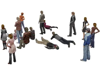 People Collection 3D Model