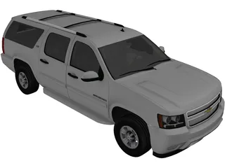 Chevrolet Suburban LTZ (2008) 3D Model