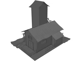 Old Barn 3D Model