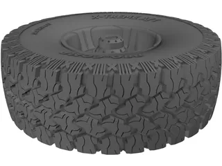 ProComp Xtreme A/T & wheel 3D Model