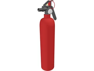 Fire Extinguisher 3D Model