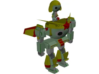 Keroro Robo Mk-II 3D Model