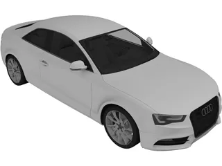 Audi A5 Coupe (2012) 3D Model