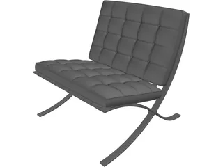 Barcelona Chair 3D Model