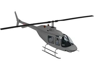 Bell 206 3D Model