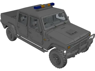 Jeep Agrale SUV 3D Model