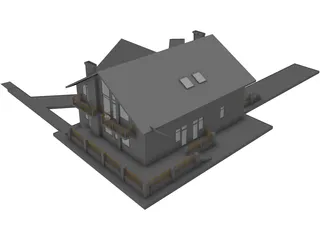 Living House 3D Model