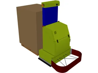 Automated Guided Vehicle [AGV] 3D Model