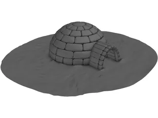 Igloo 3D Model