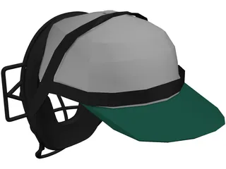 Baseball Catcher Mask 3D Model