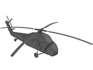 Sikorsky HUS-1 Seahorse 3D Model