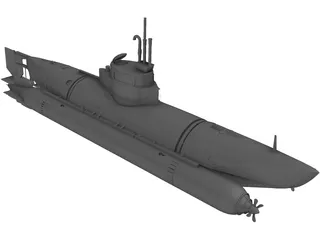 Submarine 3D Model