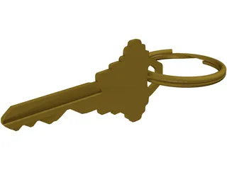 House Key 3D Model