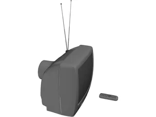 TV Set 3D Model