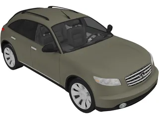 Infiniti FX45 3D Model