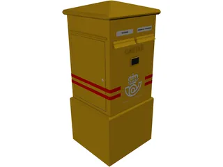 Post Box 3D Model