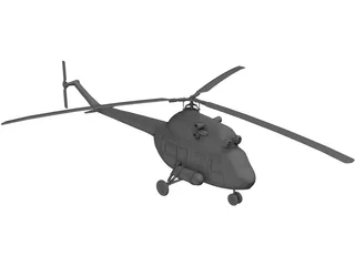 Mil Mi-2 Hoplite 3D Model