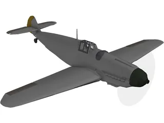 Messerschmitt BF-109G6 3D Model