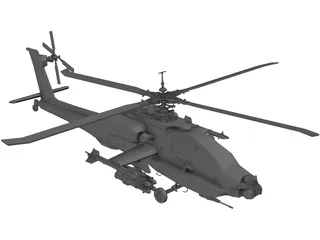 Boeing AH-64D Apache Longbow 3D Model
