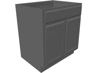 Cabinet Kitchen 3D Model