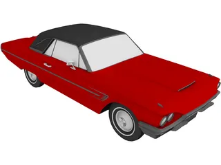 Ford Thunderbird (1964) 3D Model