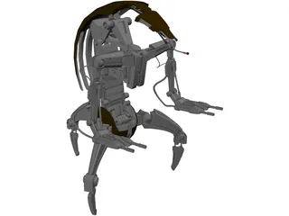 Star Wars Droideka 3D Model