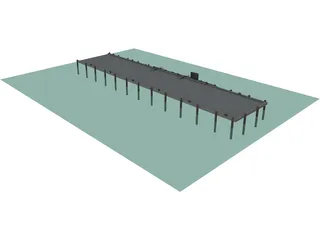 Sub Pier 3D Model