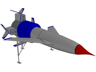 Thunderbird 3D Model