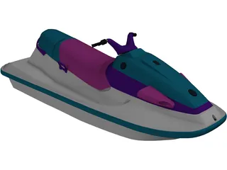 Jet Ski Suzuki 3D Model