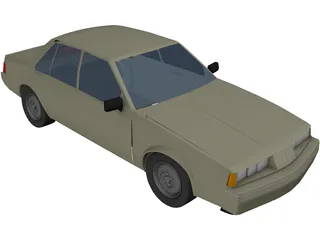 Oldsmobile Firenza 3D Model