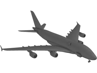Airbus A380 3D Model