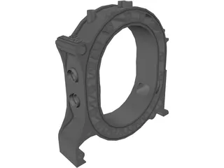 Mazda 12A Rotor Housing 3D Model