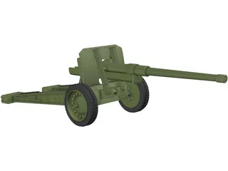 Cannon (122mm) 3D Model