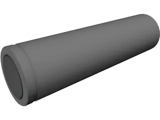 AA Battery 3D Model